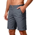 thumbnail image 2 of Workout Shorts Men Outdoor Lightweight Breathable Hiking Fishing Cargo Shorts Summer Casual Athletic Bottom with Pockets, 2 of 3