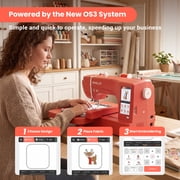 Poolin EOC06RE Large Area Embroidery Machine – 7.9×11″,7″ Touchscreen, Wi-Fi, DST/DSB Support
