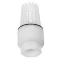 thumbnail image 1 of 1Set Round Beige PVC Foot Valve for Preventing Debris Entry in Well Pumps and Water Systems, 1 of 8