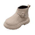thumbnail image 4 of LvhaoGJOB Kids' Ankle Boots - Comfortable Fit, Stylish Design & Non-Slip Platform Sole, 4 of 8