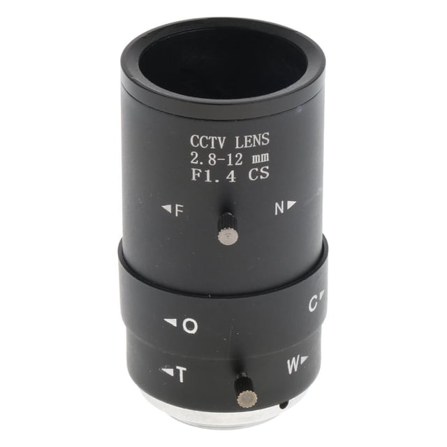 Esquirla Objectif de Caméra 2.8-12mm 2mégapixels Zoom Manuel IRIS Varifocal CMOS / CCD IR