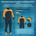 thumbnail image 5 of Hevto Wetsuits Men 3mm Neoprene Full Diving Suits Surfing Swimming Long Sleeve Back Zip for Water Sports, 5 of 6