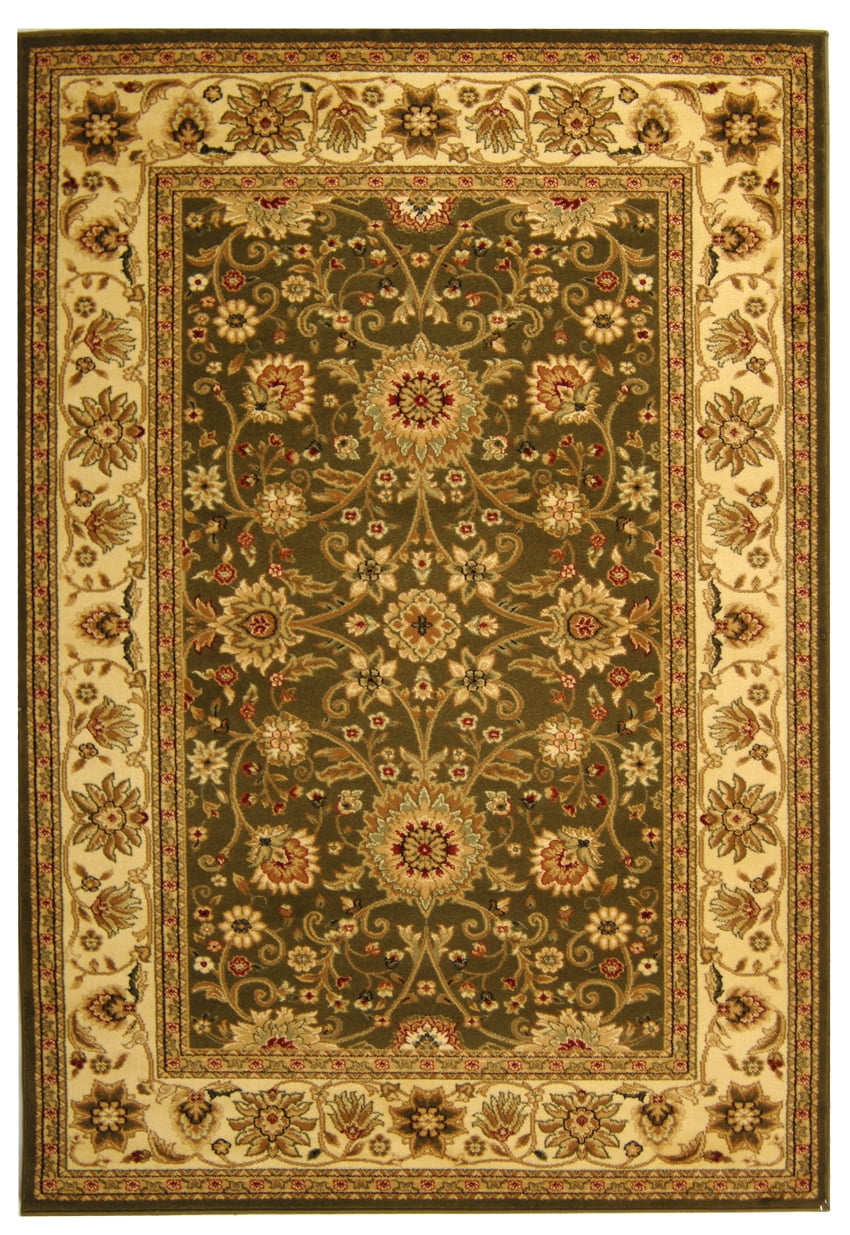 Safavieh Lyndhurst Victoria Floral Area Rug, Sage/Ivory, 6' x 8'