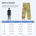 thumbnail image 6 of Kdxio Floral with Butterflies Print Men's Sleep Pajama Pant Lounge Pants with Pockets, 6 of 8