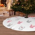 thumbnail image 6 of Sikiie Girl Rabbit 30-48 inches {designName} Print Christmas Tree Skirt Snowman Xmas Tree Skirt with Edge Christmas Decorations for Holiday Party36", 6 of 7
