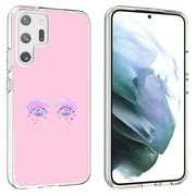 TalkingCase Slim Phone Case Compatible for Samsung Galaxy S23 Ultra 2023, Fancy Opal Eyes Print, Lightweight, Flexible, USA