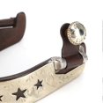 thumbnail image 2 of Low Carbon Steel Hand Sculpture Elegant Appearance Cowboy Horse Boot Spurs Decoration for Equestrian Competition Entertainment, 2 of 2