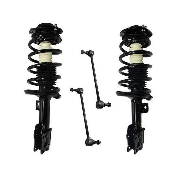 Front Strut Assembly and Sway Bar Link Kit - Compatible with 2004 - 2012 Chevy Malibu 2005 2006 2007 2008 2009 2010 2011