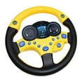 thumbnail image 4 of Volante de simulación, con luz y música, varios sonidos de conducción, juguetes educativos de desarrollo musical para bebés y , regalos de cumple , Amarillo Baoblaze Juguete del volante, 4 of 5