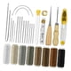 thumbnail image 5 of Kit de herramientas para manualidades de cuero de 29 piezas, punzón de costura, herramientas y suministros para manualidades de cuero para, 5 of 9