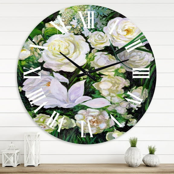 Designart 1 in Quartz Traditional Wall Clock