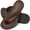 Coffee, variant on Men's Flip-Flops Cushioned Arch Support Non-Slip Thong Sandals for Beach Pool Indoor Outdoor