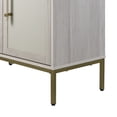 thumbnail image 2 of Hopper Studio Sophia Wooden 2-Door Accent Cabinet, Sand with Rattan Doors and Adjustable Shelf, 2 of 2