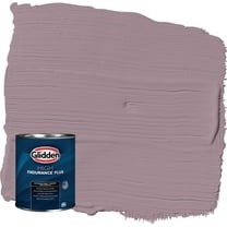 Glidden HEP Gothic Amethyst / Purple Satin Exterior Paint with Primer, 1 Quart