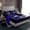 Purple Black, variant on jejeloiu Rugby Game Lover Twin Sheet Sets,Gray Sport Helmet Bedding For Football Gamer 3pcs