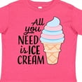 thumbnail image 4 of Inktastic All You Need is Ice Cream with Ice Cream Cone Boys or Girls Toddler T-Shirt, 4 of 5