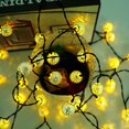 thumbnail image 3 of Solar LED Globe String Light 23ft 50LED Moroccan Fairy Light Garden Waterproof Solar Lamp with 8 Modes for Garden Party Decor, 3 of 9