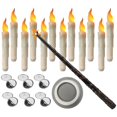 thumbnail image 1 of 12 Velas Flotantes con Control Remoto, Velas Flotantes Mágicas Sin Llama, Velas Colgantes para Decoración Navideña B, 1 of 6