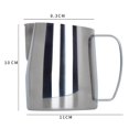 thumbnail image 5 of Copa Guirnalda Acero Inoxidable Boca Oblicua Engrosada 400ml Puntiaguda Afortunado Sencillez, 5 of 5