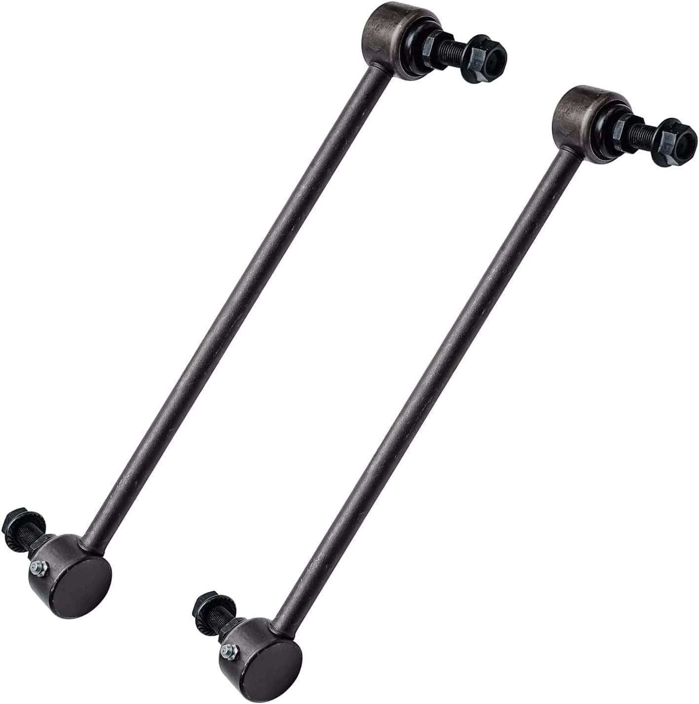 Detroit Axle - Front Lower Control Arms w/Ball Joints Sway Bars Tie Rods Boots Replacement for 2008-2010 Town & Country Dodge Grand Caravan 2009-2011 VW Routan