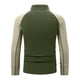 thumbnail image 4 of pstuiky camisetas de manga larga para hombre, Blusa informal y moderna de manga larga con cremallera para hombre camisetas de hombre m, 4 of 8