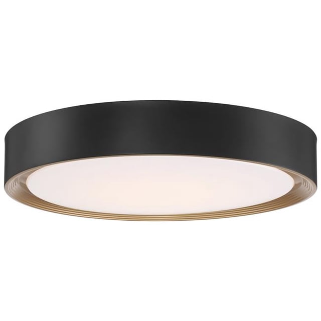 Access Lighting 49971LEDD-MBL-ACR Malaga 20 in. Matte Black LED Flush Mount Ceiling Light, Acrylic Lens