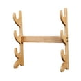 thumbnail image 2 of Soporte de exhibición de madera duradera Estante de almacenamiento decorativo de escritorio Estante de marco de madera 3 niveles Baoblaze Soporte de exhibición, 2 of 8