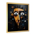 thumbnail image 2 of Designart "Revolution of Yellow and Black Robot" Fashion Framed Wall Art - Modern Yellow Science Fiction Entryway Framed Wall Art Print, 2 of 6