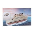 thumbnail image 2 of Wooden Titanic Model Jigsaw Puzzles Home Table Decor Gift Yotijar Rompecabezas de madera 3D, 2 of 10