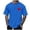 Blue, variant on Bibifish Mens T-Shirt Novelty Graphic Canada Maple Leaf Print Crew Neck Short Sleeve Standard Tshirts National Pride Casual Streetwear Tee