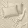 thumbnail image 1 of Cotton House - Wrinkle-Free Microfiber Sheet Set, Queen Size, Beige, 1 of 3