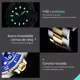 thumbnail image 5 of Reloj pulsera Lige LG10045 con correa de acero inoxidable color plateado/dorado - fondo azul - bisel azul/dorado, 5 of 8