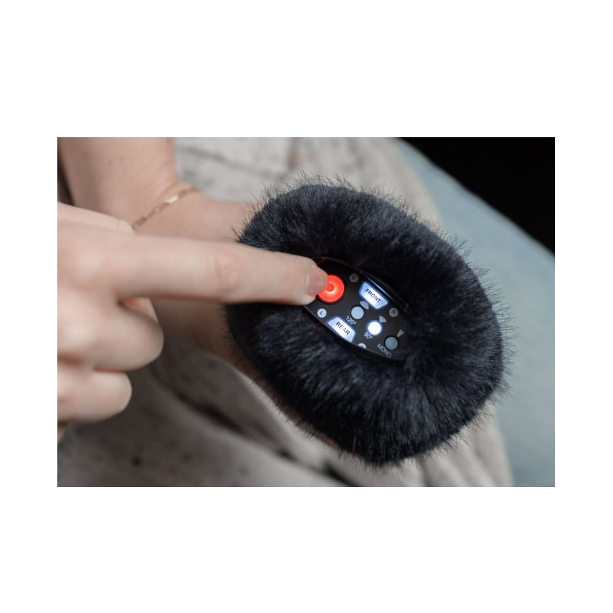 Zoom H2essential Multi-Mic Handy Recorder Bundle with Hairy Windscreen (2 Items)