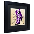 thumbnail image 3 of Trademark Fine Art "Purple Strap Boot" Canvas Art by Roderick Stevens, Black Matte, Black Frame, 3 of 5