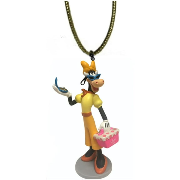 Makeup Make Up Artist Clarabelle Cow PVC Ornament 3” Figure Figurine Minnie New