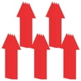thumbnail image 1 of Uxcell Paquete de 20 Etiquetas de Flecha, Señal de Flecha Autoadhesiva de 8 Pulgadas para Marcado de Suelo, Camino, Pared y Oficina, Etiquetas de Flecha Impermeables [Rojo], 1 of 7