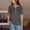 Dark Gray, variant on Womens Shirts Casual Sevevn Women's Half Sleeve T-Shirts Button Down Scoop Neck Summer Casual Tops Summer Tops For Women 2025