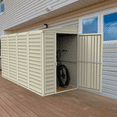 thumbnail image 2 of Duramax 4ft x 10ft Sidemate Vinyl Resin Outdoor Storage Shed With Foundation Kit, 2 of 13