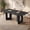 Black, variant on Modern T-Shaped Dining Table for 6-8 People, 71" Rectangular Farmhouse Kitchen Table - Vintage Gray, 1.8 Meters