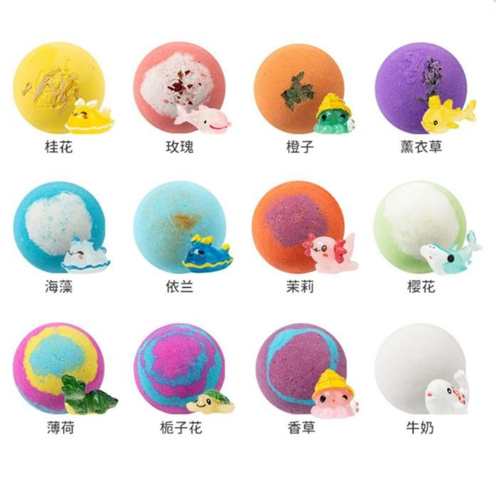 Easter Bath Bomb,Easter Egg Bath Bombs For Kids,Easter Bath Bombs with Toys Inside, 12-Pack Kids Bath Bombs with Surprise Inside, Splashy Surprises Bath Bomb(12pcs/Set)