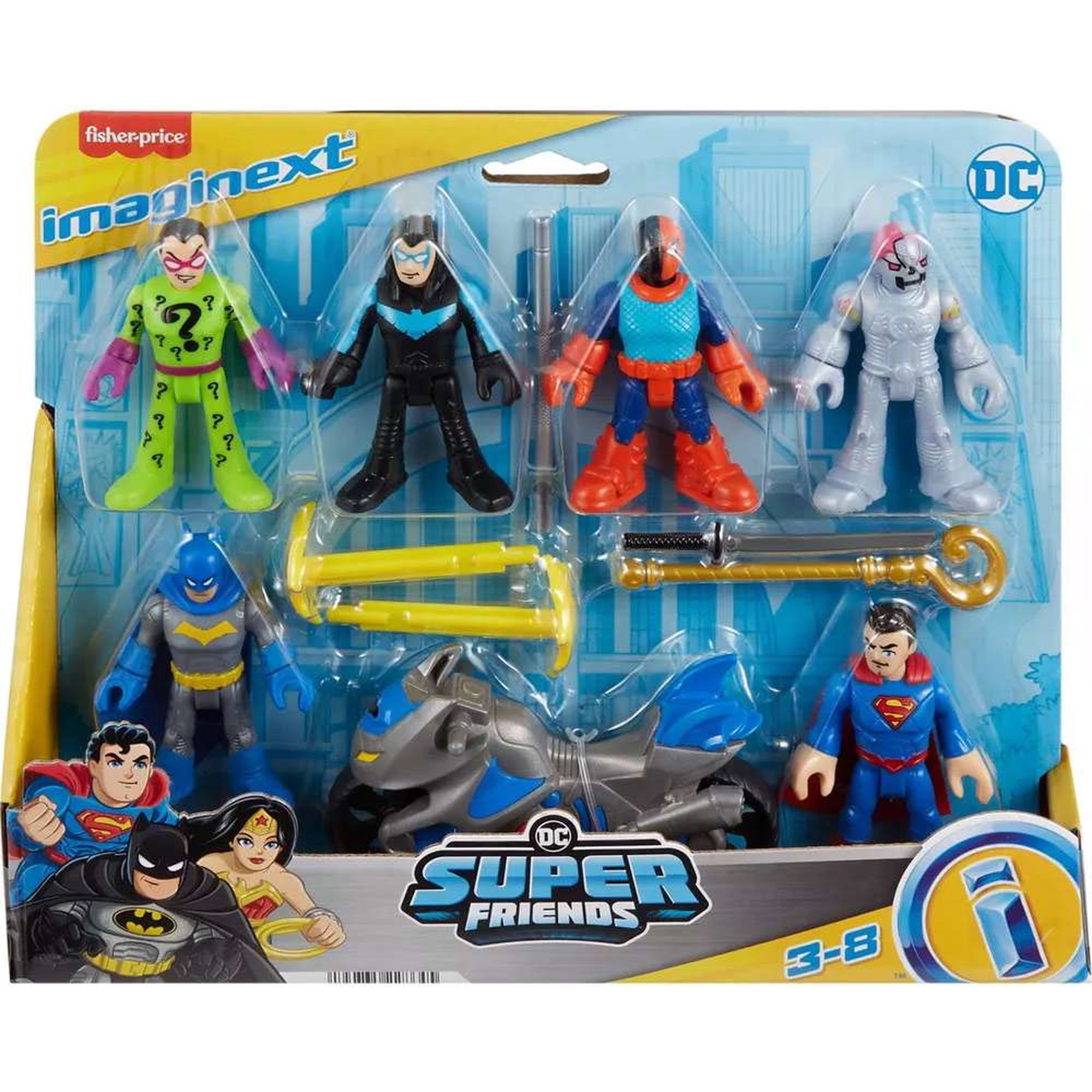 DC Super Friends Action Figures Fisher-Price Imaginext HXF94