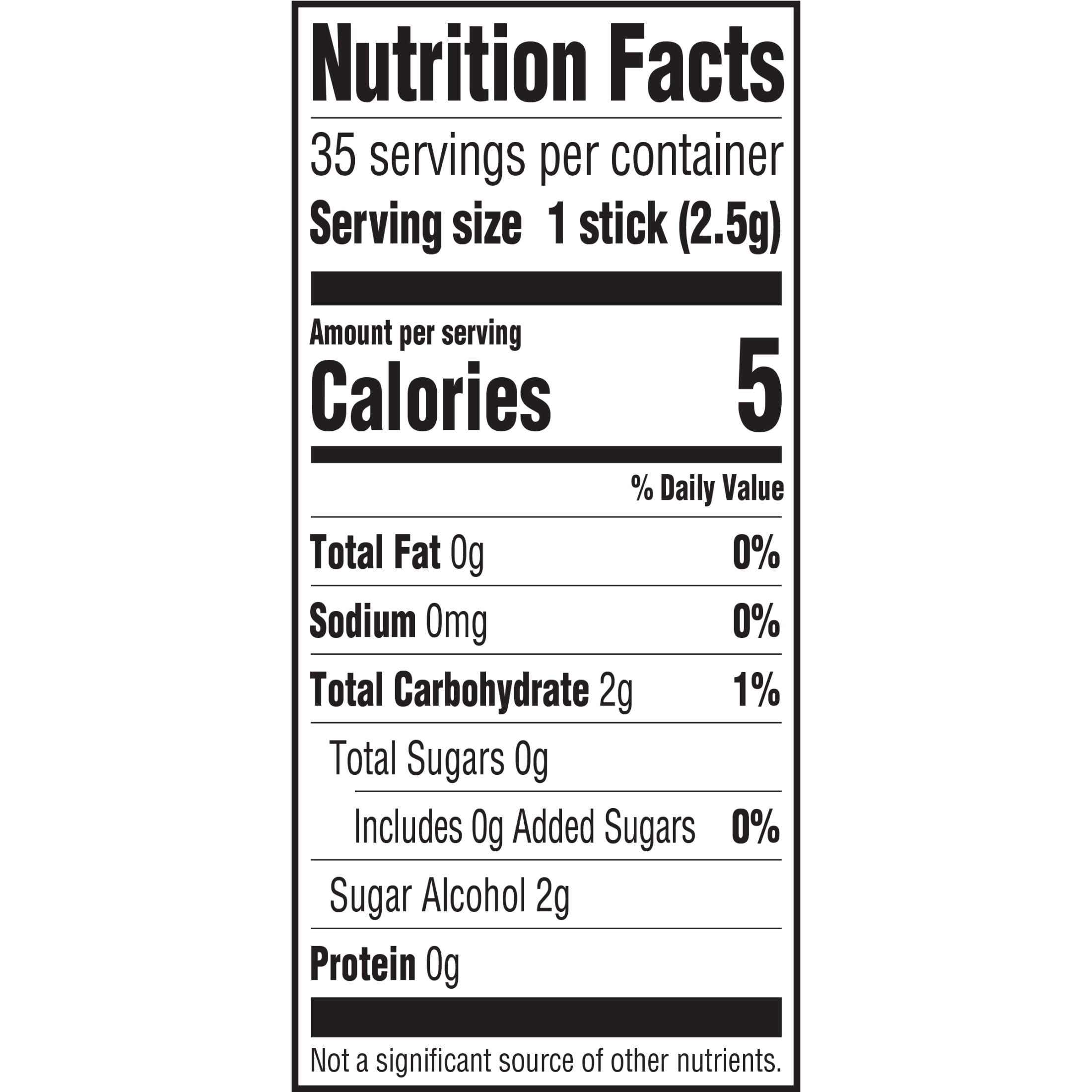 5 Gum Peppermint Cobalt Sugar Free Chewing Gum, Five Gum - 35 ct