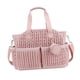 thumbnail image 2 of Bolso cambiador para mamá, versátil, portátil, regalo para nuevos padres, impermeable Rosa, 2 of 9