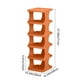 thumbnail image 3 of Organizador de almacenamiento multicapa para zapateras | Estantes de plástico de 6 niveles, estantería de entrada que ahorra espacio, montaje sencillo de hebilla DIY, polipropileno duradero, 3 of 6