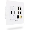 thumbnail image 2 of Premium Media Wall Outlet | Dual 4.2A USB-A 2.0 Outlet - 15A Dual Powe, 2 of 2