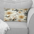 thumbnail image 2 of Designart "Bohemian Beige Poppy Display IV" Floral Printed Throw Pillow, 2 of 5