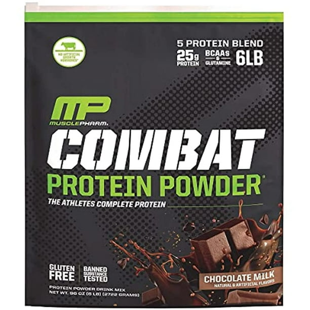 Musclepharm Combat Protein Powder Gluten Free 25 GR Protein with No