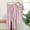 Pink, variant on Generic Womens 2 Piece Outfits 2025 Summer Casual Loose Short Sleeve Pullover Tops & Wide Leg Pants Lounge Sets