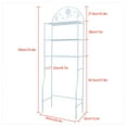 thumbnail image 5 of DENEST 3 Tier Bathroom Over Toilet Storage Shelf Rack Free Standing Shelves Organizer, 5 of 19