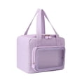 thumbnail image 2 of Clearance! Lunch Bag Reusable Bento Pouch - Portable Handheld Insulated Thermal Tote, Great Lunch Organizer and Storage Bag for Students and Travel,Purple, 2 of 5